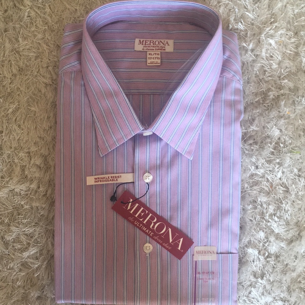 Merona Men’s Striped Dress Shirt